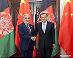 Li Calls for Further Economic,  Security Ties with Afghanistan